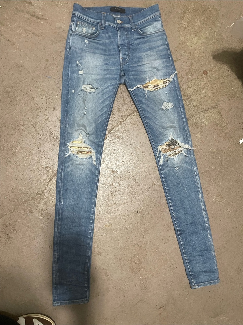 AMIRI patchwork